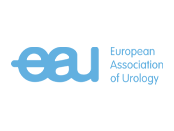 A blue text logo that reads EAU European Association of Urology.