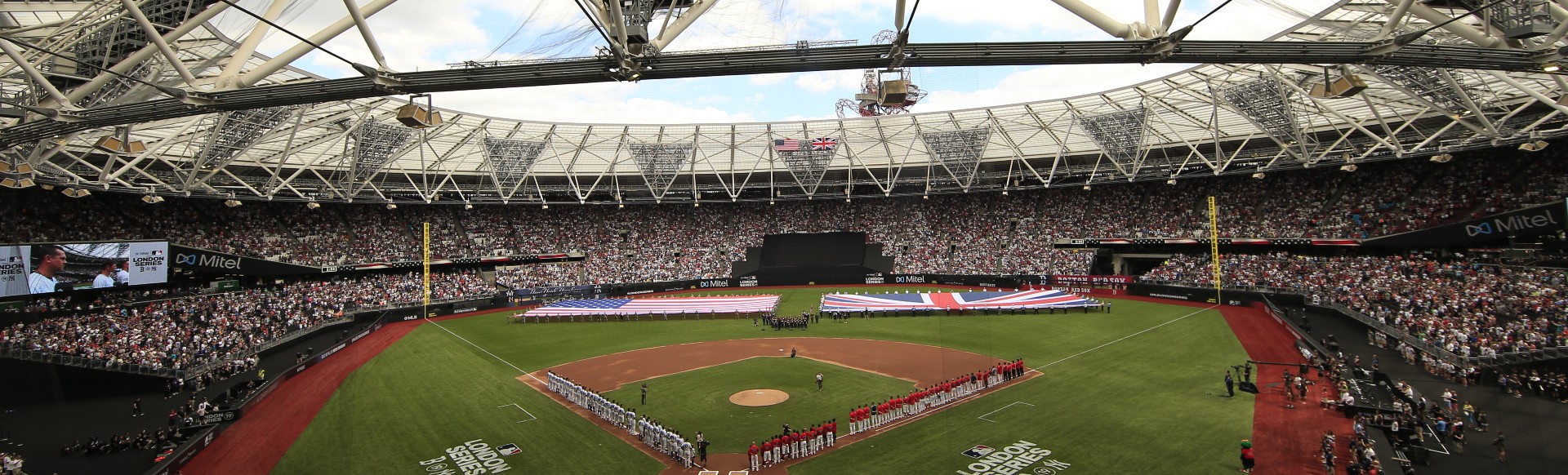 Major League Baseball being played in London. 