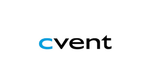 Cvent logo on white background. 