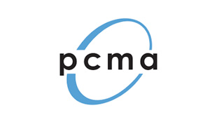 PCMA logo on white background. 